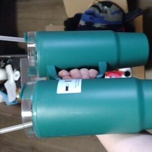 Teal Insulated Travel Tumbler with Handle - Women Other
